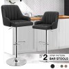 VECELO Bar Stools Set of 2 Adjustable Counter Kitchen Dining
