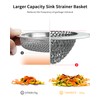 TRAPMATE Kitchen Sink Drain Strainer & Sink Stopper, Revolutionary Stainless