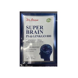 Super Brain PS & Ginkgo 800 30 capsules (1 unit) - Traders / 슈퍼브레인 PS&징코800 30캡슐 1개-트레이더스