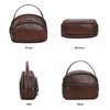 HESHE Leather Crossbody Bags for Women Satchel Purses with Pockets
