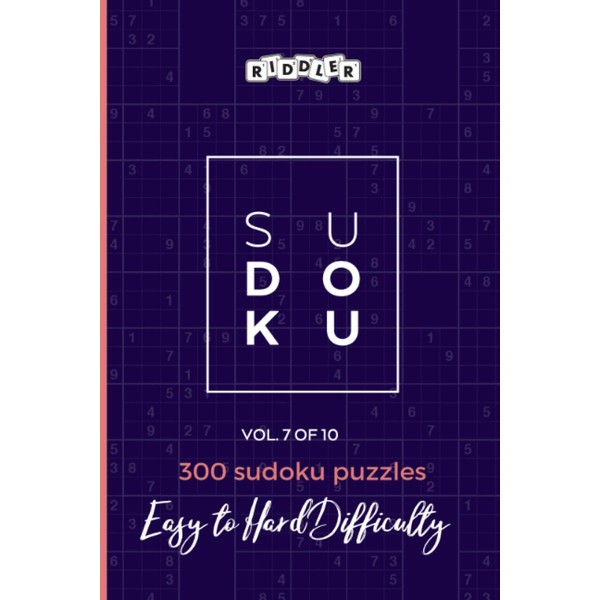 300 Sudoku Puzzles Easy to Hard Difficulty
