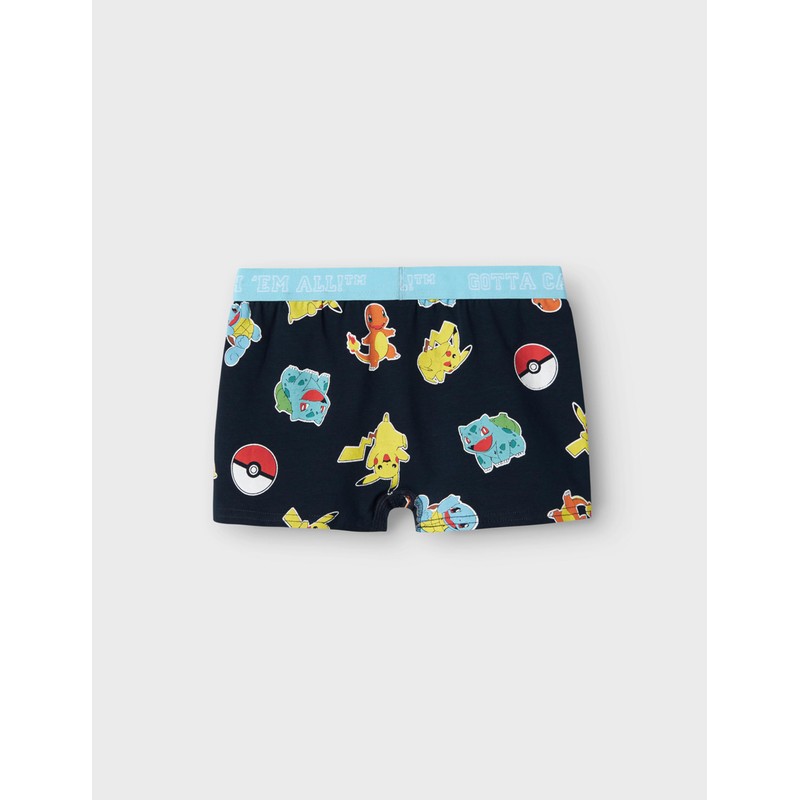 NAME IT Boy Boxer Shorts Pack of 2 Pokémon, black