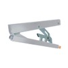 Öffnerschere GEZE OL90 N m. Flügelbock u.Scherenlager, aluminum white RAL
