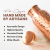 VedVision Copper Water Bottle - 32 Oz Pure Copper Water
