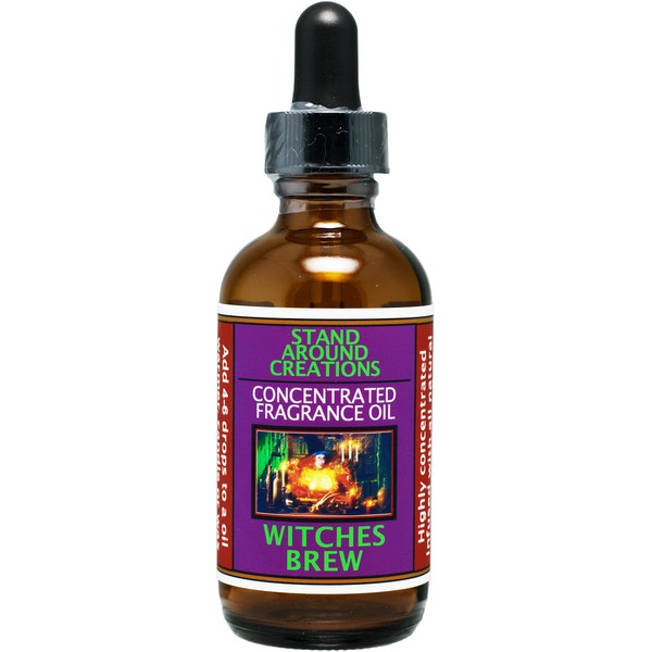 Concentrated Fragrance Oil - Witches Brew - A celebration of patchouli, cinnamon and cedarwood. Infused w/essential oils. (2 fl.oz.)