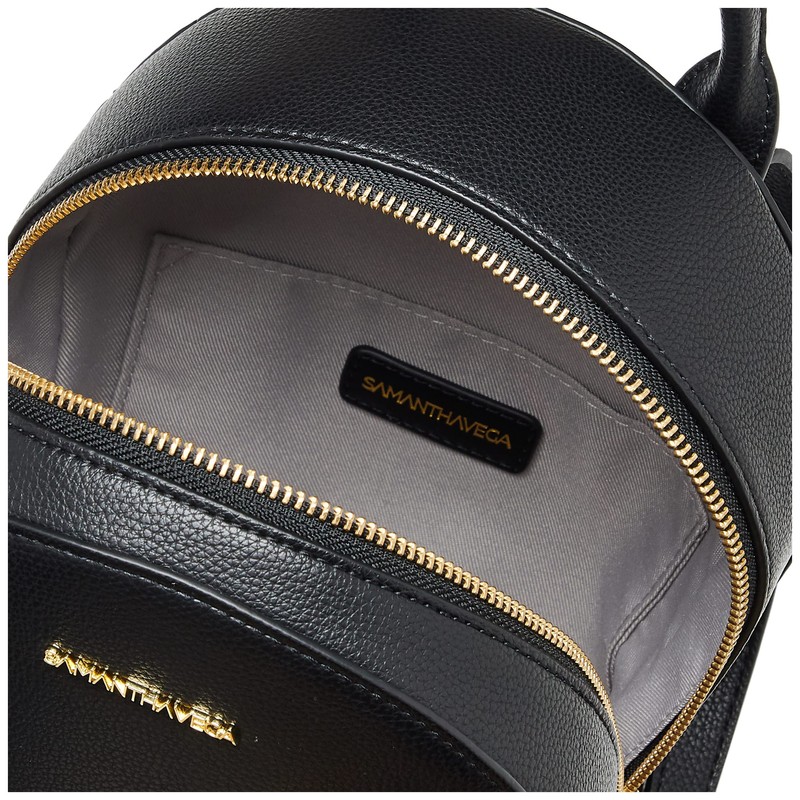Samantha Vega 72120115641 Women's Backpack, Front Pocket, Black