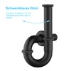 Set - Siphon with Drain Fitting with Overflow for Sink