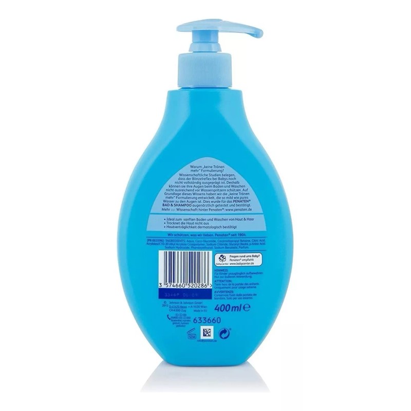 Brand: Penaten Penaten Bebé Malo Y Champú 400ml