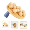 OATIPHO Bamboo Massage Body Brush Handheld Body Massage Roller for