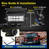 WFPOWER 36W LED Work Light Magnetic Base Mount Portable LED