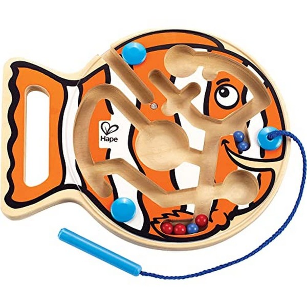 Hape E1700 Go-Fish-Go - Magnetic Wooden Maze