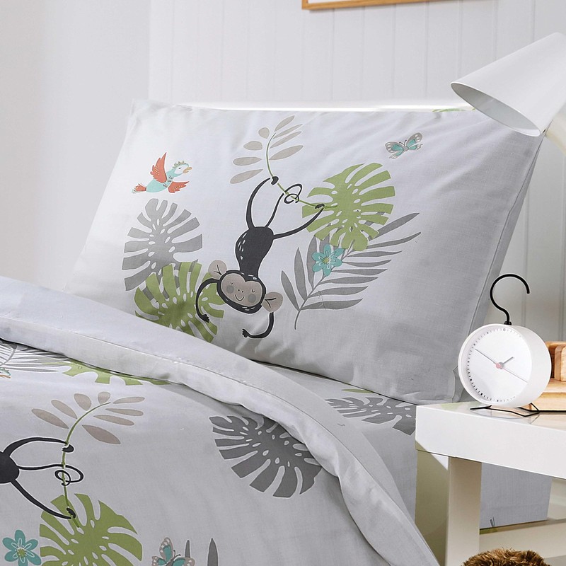 Olivia Rocco Kids Safari Duvet Cover Set Soft Lightweight Bedding