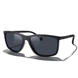 MERRY'S Unisex Rectangle Polarized Sunglasses For Fishing Driving Golf Aluminum Temple S8658