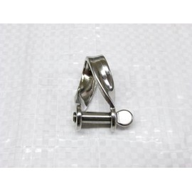 Stainless Steel Twisted D Shackle Strip 5MM (Marine Rope Rigging Dee)