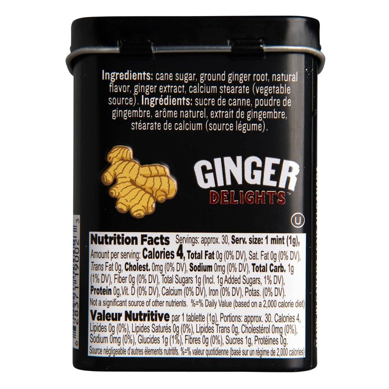 Ginger Delights Spicy Chai Candy | Genuine Ground Ginger Root,