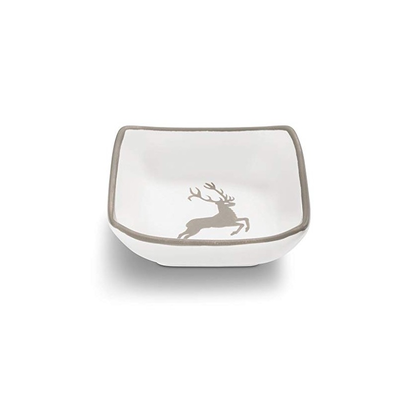 GMUNDNER KERAMIK Square Bowl, Size: L = 9 cm x