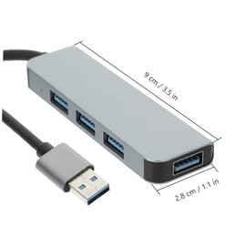 CIYODO USB Hub Port USB Splitter High-Speed Connector for Desktop and Laptop Compatible Keyboards Mice and More and Design