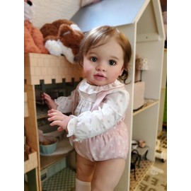 KAWAYII KAWAYII 26 Inch Reborn Toddler Baby Doll Princess Girl Realistic Newborn Doll Silicone Soft Vinyl Real Looking Reborn Baby Doll Toy Lifelike Set for Kids Age 3+…