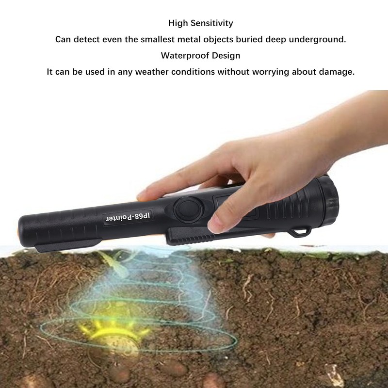 Metal Detector Pinpointer Sensitive Portable Waterproof Handheld Pin Pointer Wand