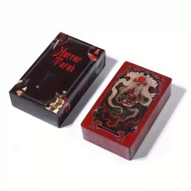 Horror Themed Mystical Divination Deck, English Edition – Durable Paper Material