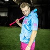 BSBL-SZN Short Sleeve Hoodie V2 - Cotton Candy Blue -