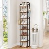 Hzuaneri 8 Tiers Vertical Shoe Rack, Narrow Shoe Tower, Tall
