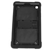Tablet Case Black Silicone Precise Cutouts Shock Absorbent Stable Kickstand