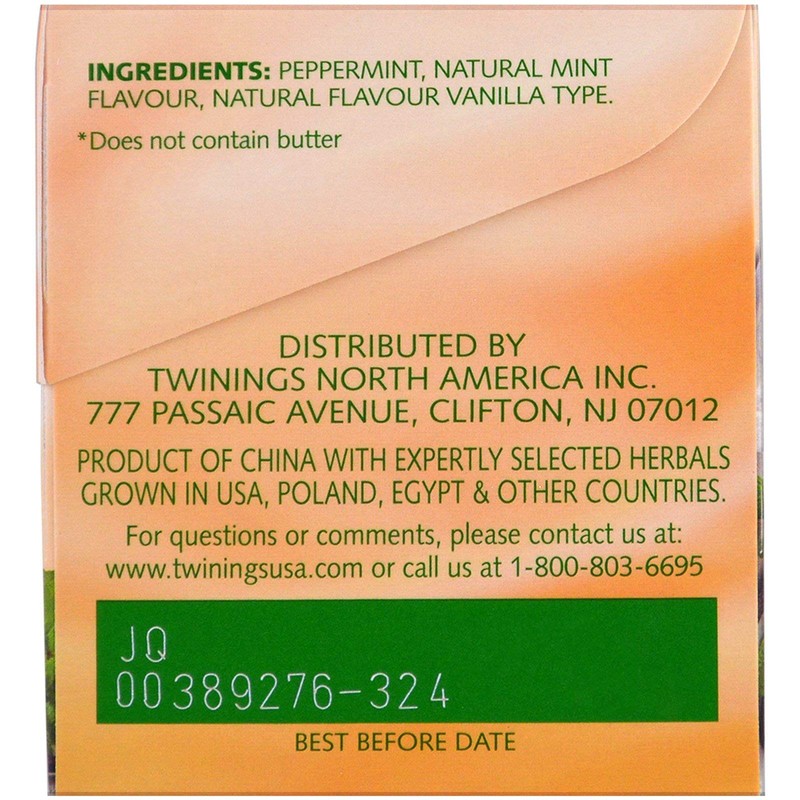 Twining Tea Herbal Butter Mint, 1.41 Oz