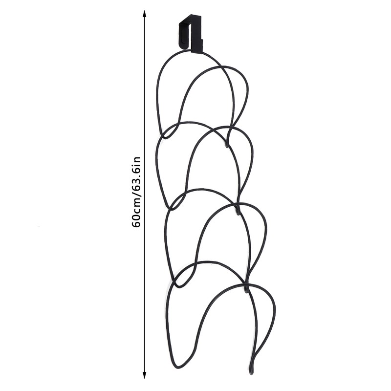 Hats Clothes Tie Holder Wire Stackable Storage Rack Kitchen Organizer