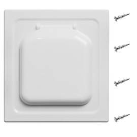 Dryer Vent Cover Outside 4 inch for Clothes Dryer Replacement Vents, Compatibility Whit 4 inch Exterior Dryer Vent Cover