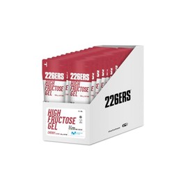226ERS - High Fructose Gel, Energy Gel for Athletes, with Maltodextrin and Fructose, with 100 mg Caffeine, Vegan and Gluten Free, Carbohydrate Supply, Cherry Flavour, 24 Gels x 80 g