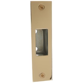 First Watch Security 1005 Security Strike and Box 1-1/4" x 4-7/8" Strika and Box, Polished Brass