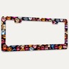 Beautiful Gemstone Pattern License Plate Frame Bling License Plate Holders