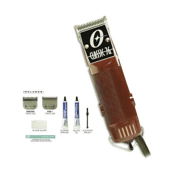 Oster® Classic 76 Professional Hair Clippers For Barbers And Men, Hair Clipper Set, Burgundy