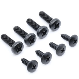 ReplacementScrews Stainless License Plate Screws Compatible with Honda - Front or Rear Mount - Black Oxide - 18-8/304 Grade Stainless Steel - Fits All Models (Pilot, Accord, Odyssey etc) (Pack of 4)