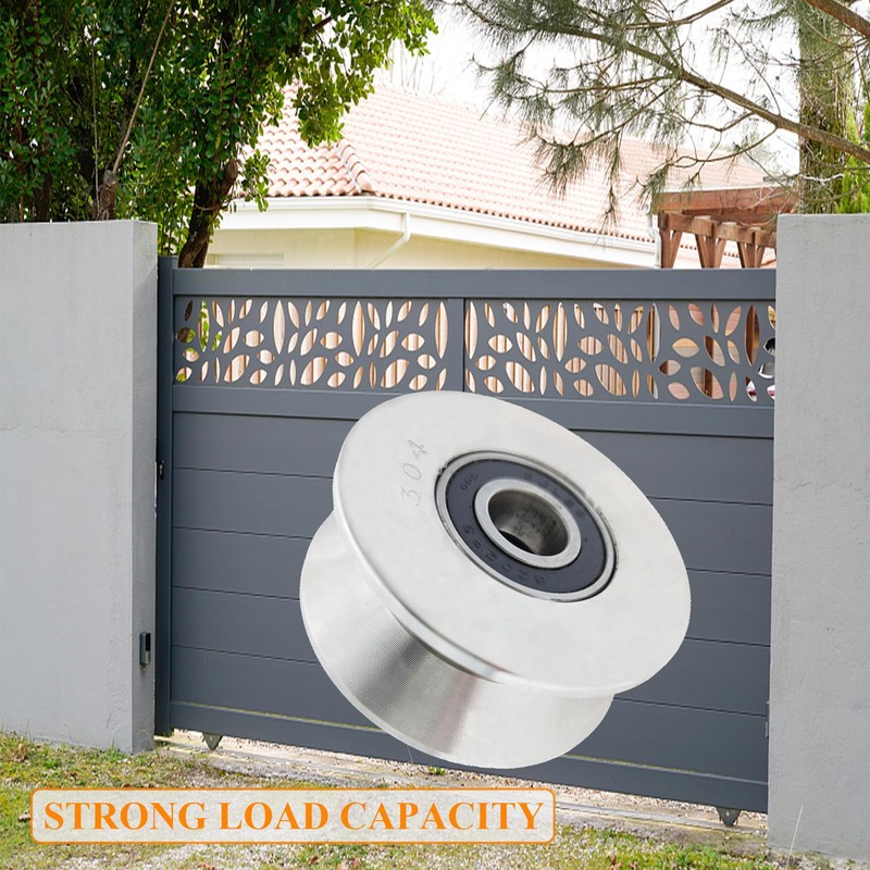 3in V Groove Wheel 304 Stainless Steel Rolling Gate Wheels
