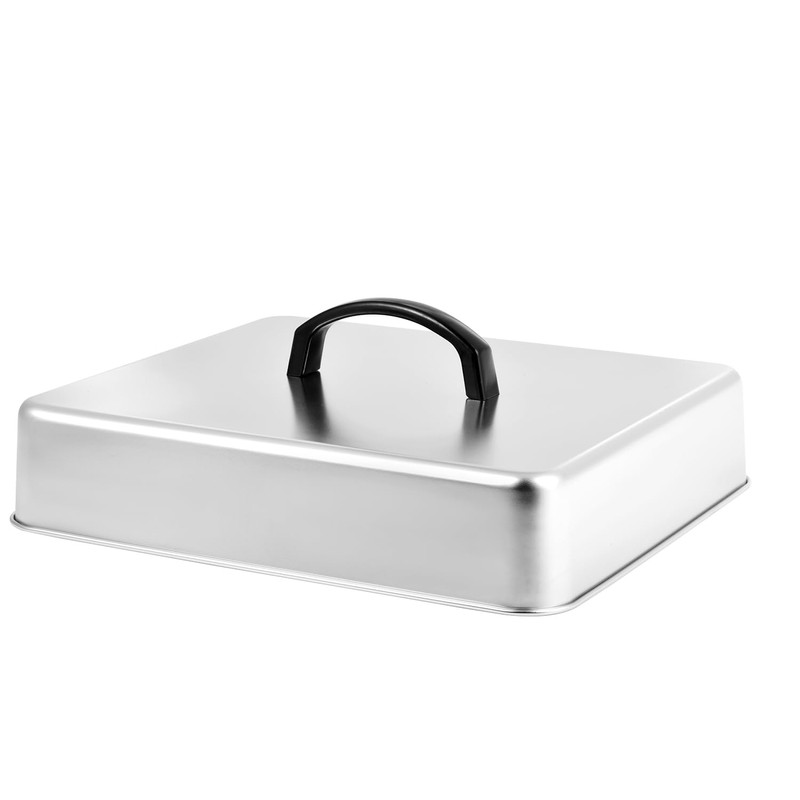 Rectangular Basting Cover, Stainless Steel Grill Cover Lid for Melting