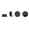 40mm Round Tube Inserts, Pack of 4 Black Plastic End