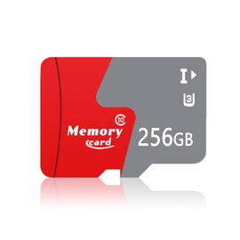 HERBKBYG Micro Memory Card, 256 GB, 100 MB/s for Smartphones, Heavy Duty, UHS-1, SpeedClass 10 Compatible, IPX7 Life Waterproof, B256GB