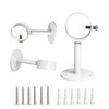 IHRDNNR Curtain Rod Brackets Heavy Duty Ceiling-Mount Rod Holders Fit