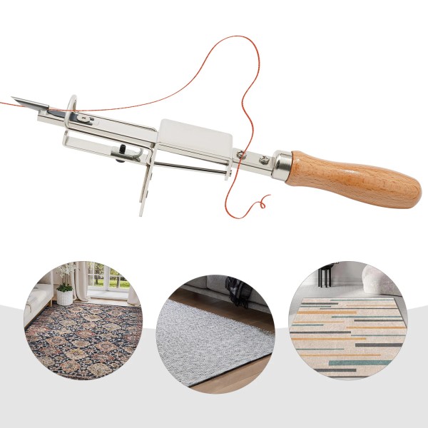 Unbranded Modern Manual Speed Adjustment Silver Tufting Tool Manual Cut-pile