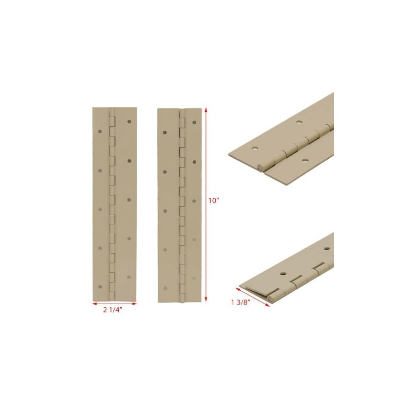Boat Aluminum Piano Hinge 119013 | 10 x 2 1/4