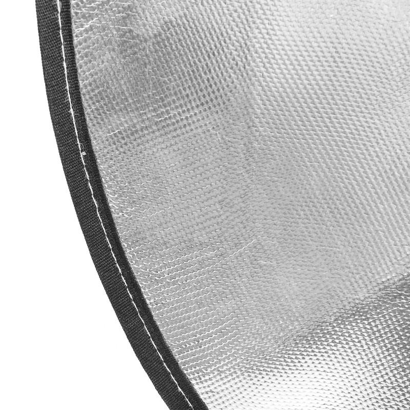 24" Diameter Round Fireproof Mat for Outdoor Patio and Deck