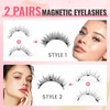 Parriparri Magnetic Eyelashes With Applicator 2 Pairs No Glue Needed