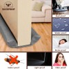 Efoxcity Waterproof Twin Door Draft Stopper Adjustable Size 30" to
