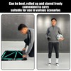 1 Piece Football Training Mat, 4 Pieces Triangular Non-Slip Stickers,