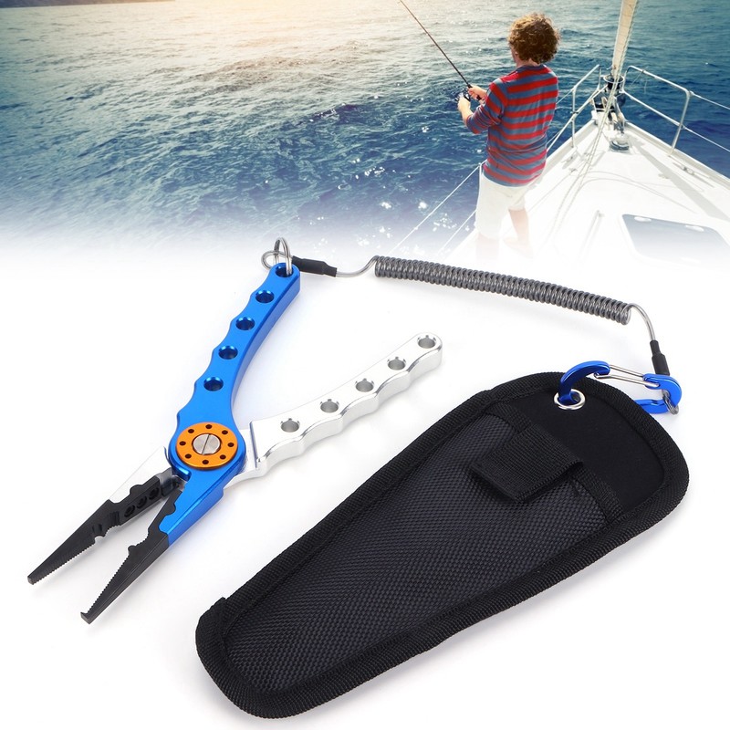 Fishing Lure Pliers Tongs Multifunction Aluminum Alloy Hook Remover Tool