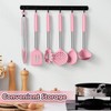 LIANYU Silicone Kitchen Utensils Set of 6, Cooking Utensils Spatula