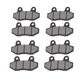 AHL 4 pares de pastillas de freno compatibles con Gy6 49cc 50cc 125cc 150cc 200cc 250cc, ATV Dirt Bike Pit Bike Go Kart, Yerf-Dog Spiderbox 150cc GX150, TaoTao Baja Sun Scooter Part, 4 ruedas Quad