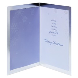 American Greetings Christmas Card for Parents (Wonderful Life)